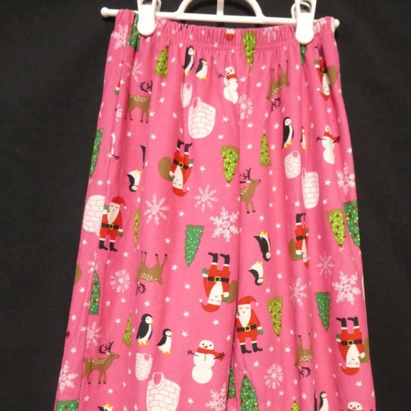 CARTER'S | size 10 | Christmas / Holiday Theme Pink Fleece Pants | NWOT - Picture 3 of 12